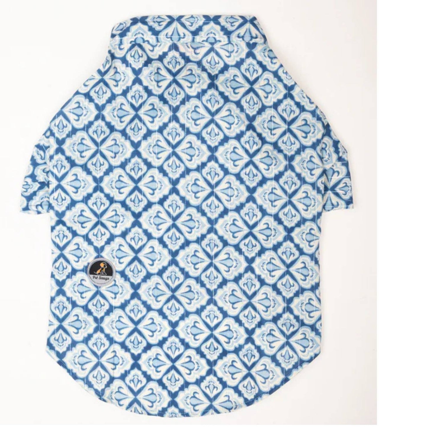 Traditional Blue Printed Kurta for Dogs