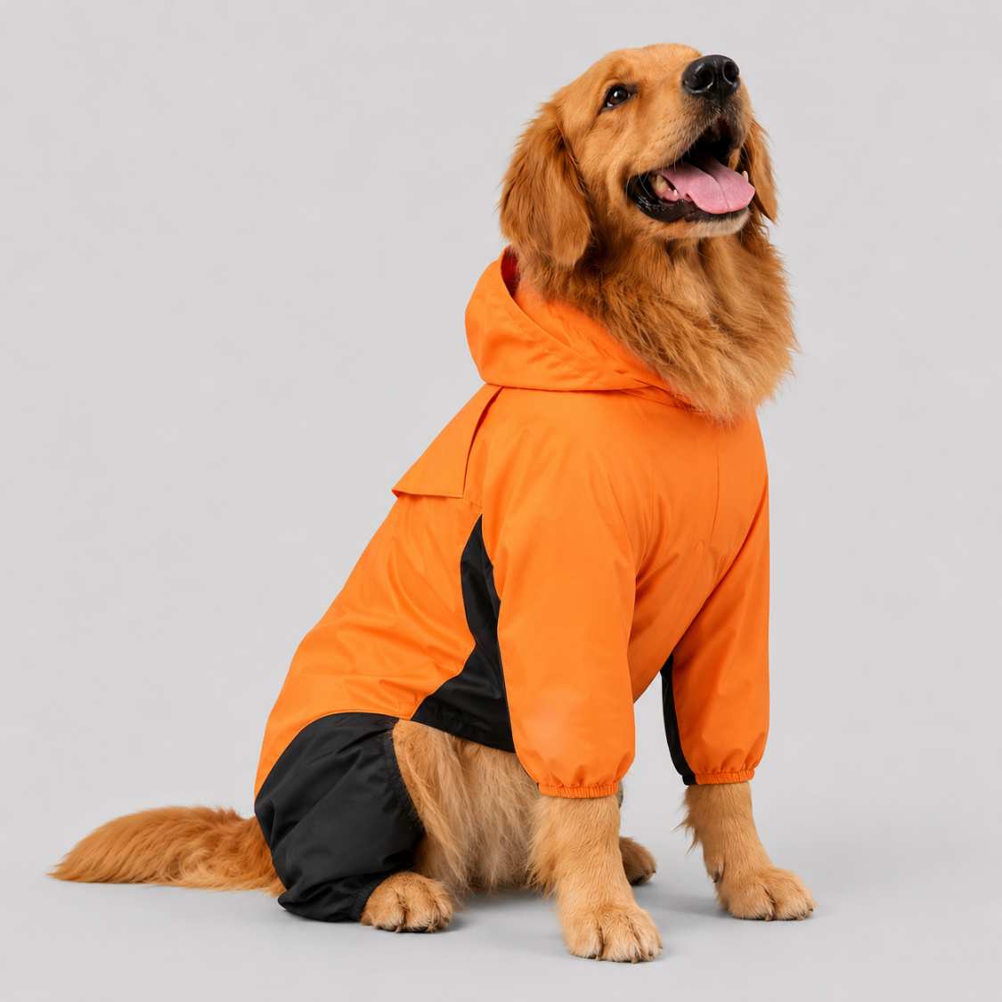 Storm Flex Sport Waterproof Dog Raincoat with Hood| High Visibility Outdoor Jacket