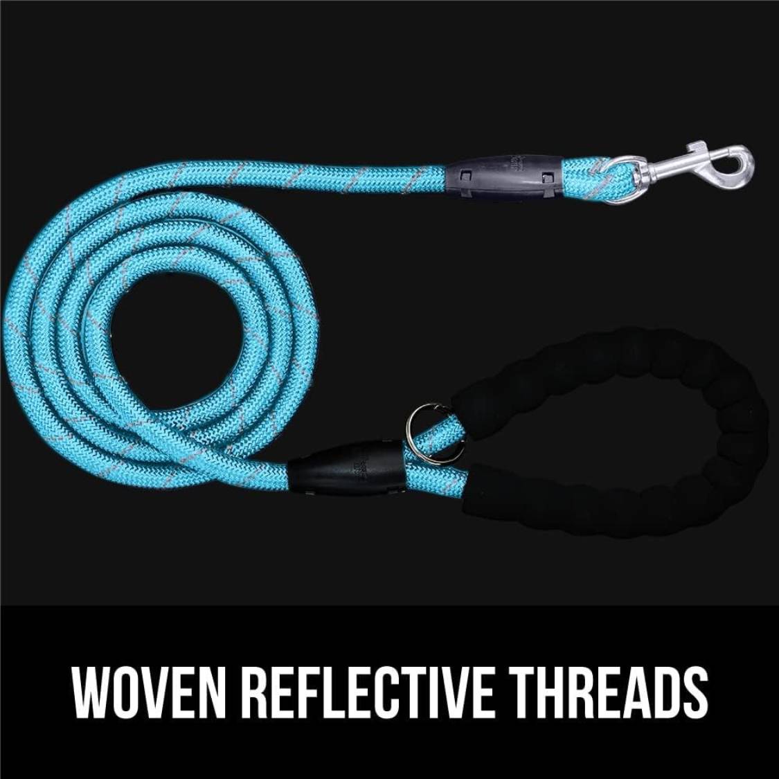 Blue Heavy Duty 5 Feet Dog Leash for Small, Medium & Large Breeds | Reflective