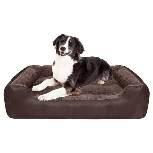 Dog & Cat Bed With Anti-Skid Bottom & Machine Washable(Reversible)