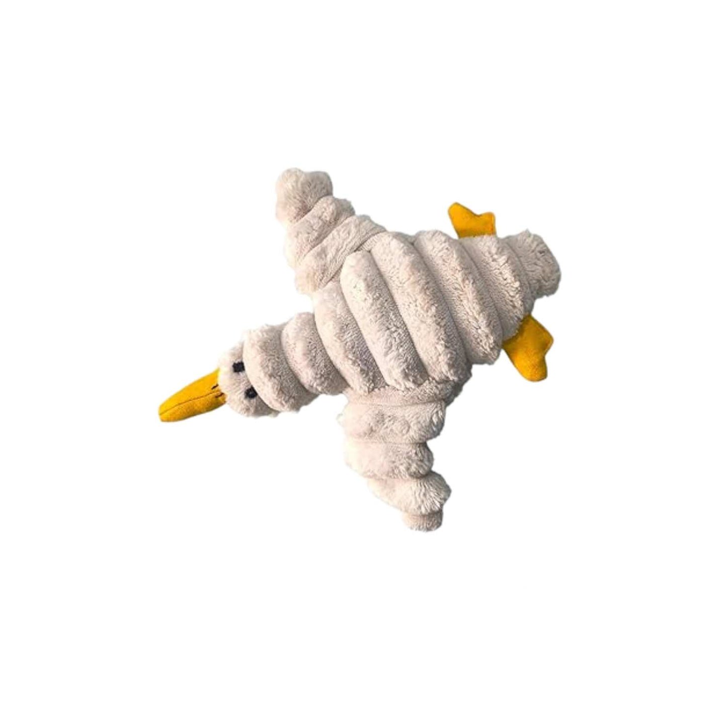 Plush Duck Dog Toy with Squeaker | Soft Stuffed Chew & Teething Toy for Dogs & Cats