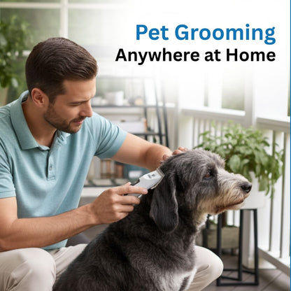 HANK Pet Hair Trimmer With LCD Display, Type C Charging | Suitable for All Breeds