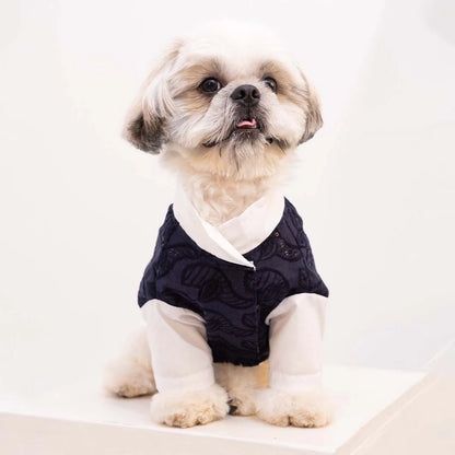 Royal Blue Modi Kurta for Dogs