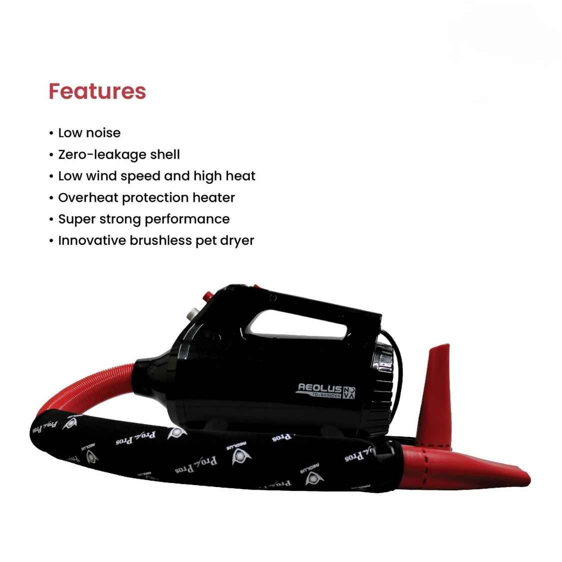 Nova Pet Dryer Brushless | Professional Grooming Blower Machine