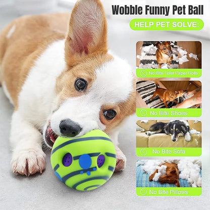 Durable rubber treat dispensing dog toy