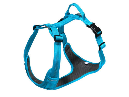 HANK 3M Reflective No Pull Dog Harness | Light Blue Grey Large
