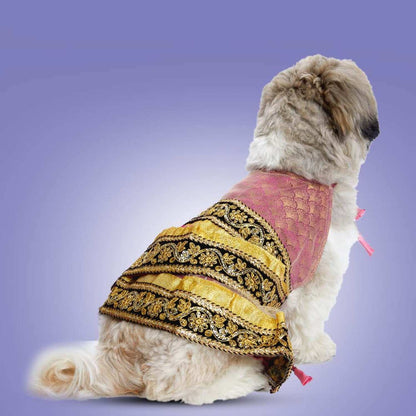 Designer Festive Diva Lehenga – Stylish Traditional Outfit for Dogs