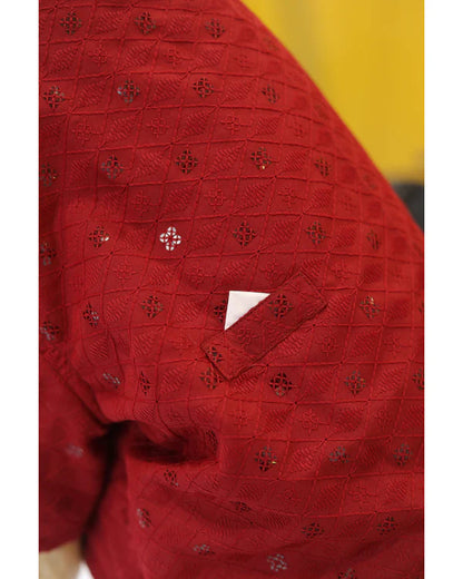 Red Dog Sherwani