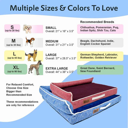 Premium Orthopedic Pet Bed Sofa with Cooling & Washable
