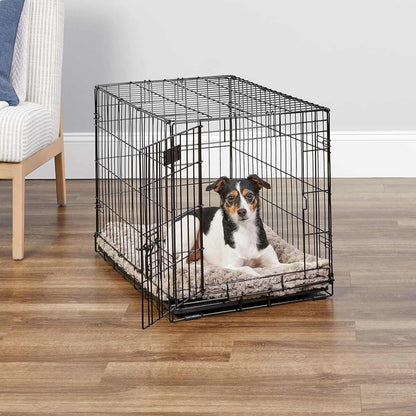Pet Cottage Cage with Removable Tray Double Door Dog & Cat Crate