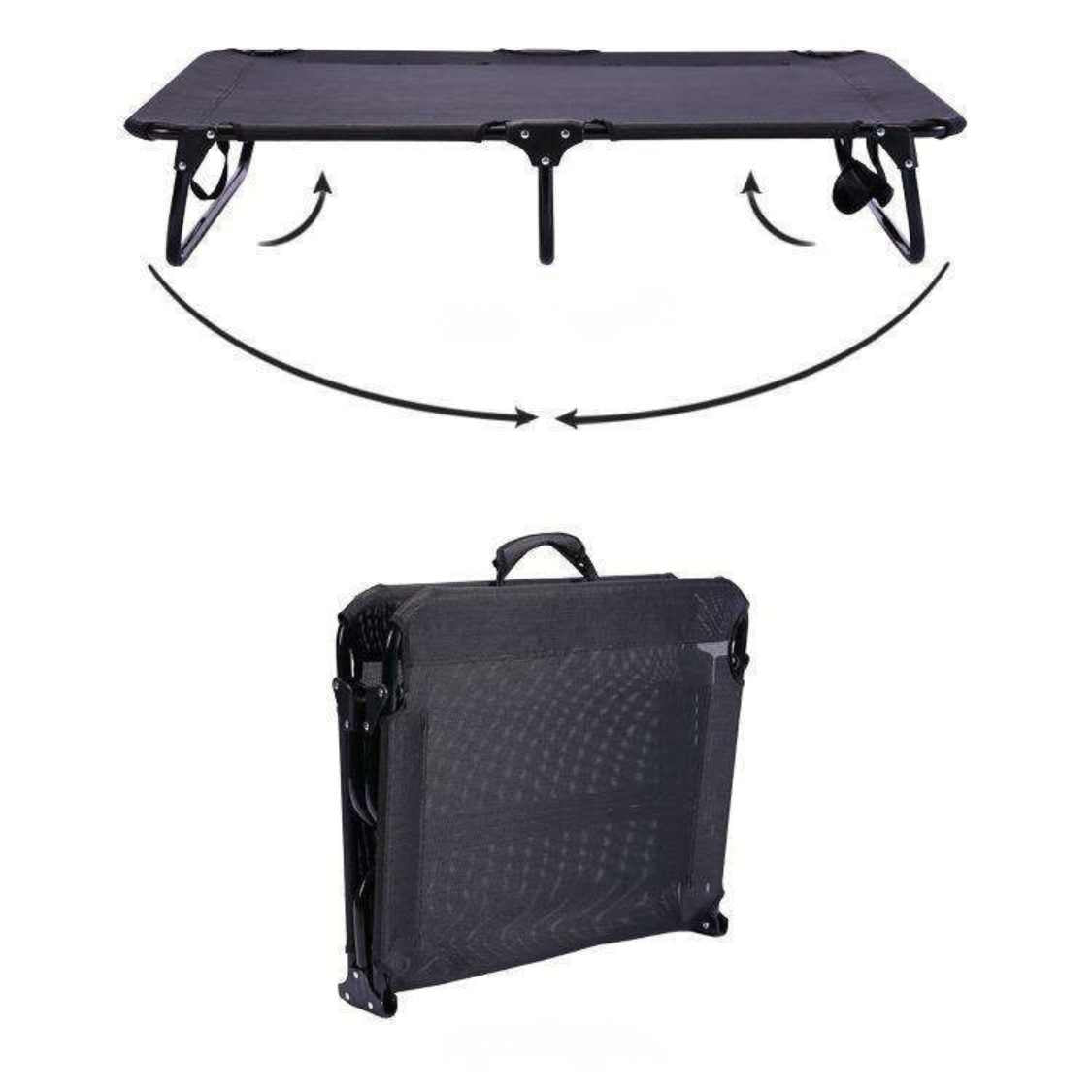Trixie Elevated Cooling Dog Bed | Foldable Raised Pet Cot for Indoor & Outdoor Use
