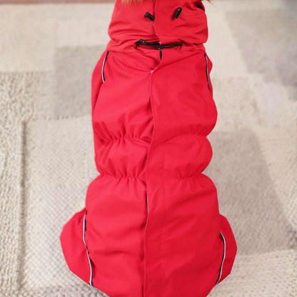 Rain Armor Elite Dog Jumpsuit | Full Body Waterproof with Adjustable High Neck