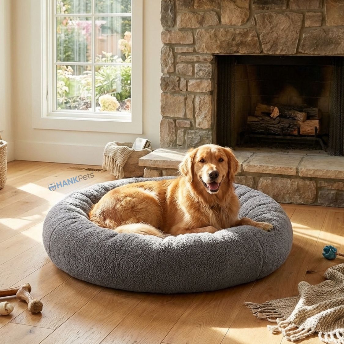 Paw Dream Pet Bed | Soft Cozy & Washable Dog and Cat Bed | Anti Skid