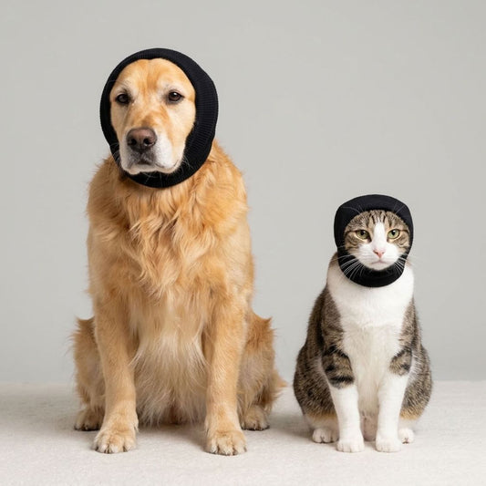 Dog Ear Muffs | Dog Ear Cover for Grooming Travel Thunderstorms & Loud Noise