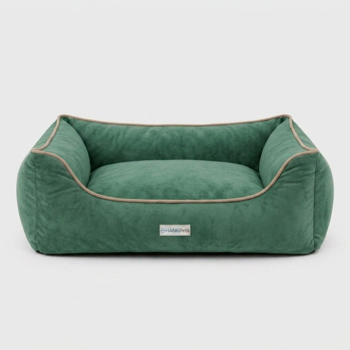 HANK SoftNest Premium Dog Bed Anti Skid & Machine Washable(Green)