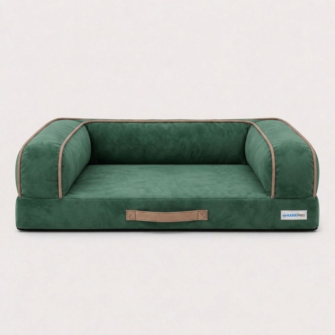 HANK CozyHaven Premium Sofa Dog Bed | Anti Skid & Machine Washable(Green)