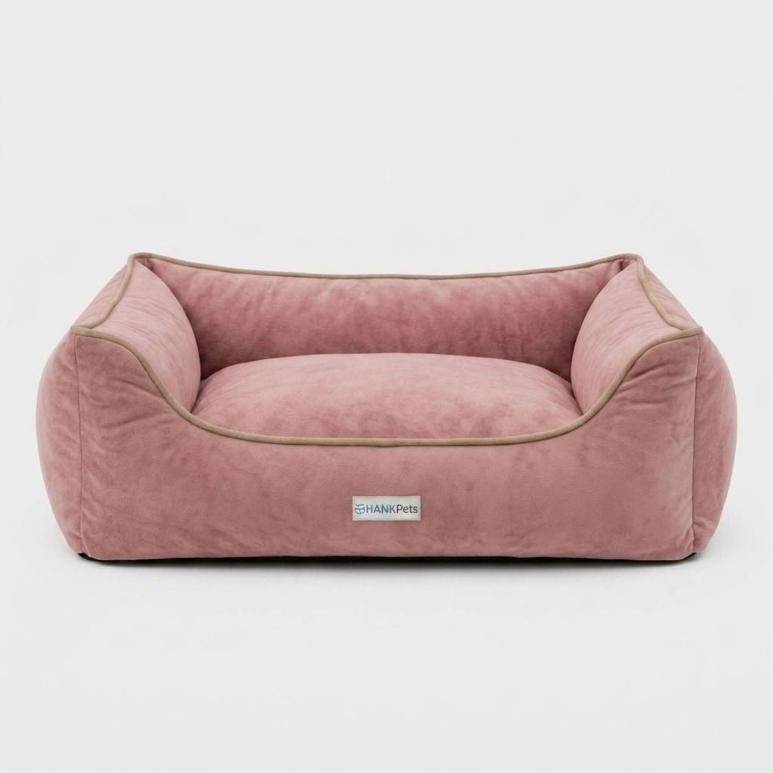 HANK SoftNest Premium Dog Bed Anti Skid & Machine Washable (Pink)