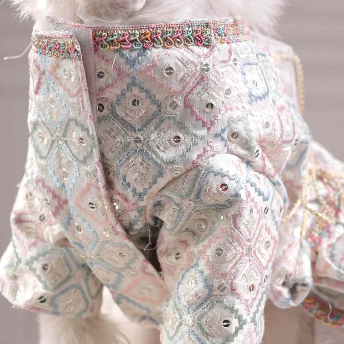 Princess Pastel Dog Lehenga | Designer Wedding & Festive Gown