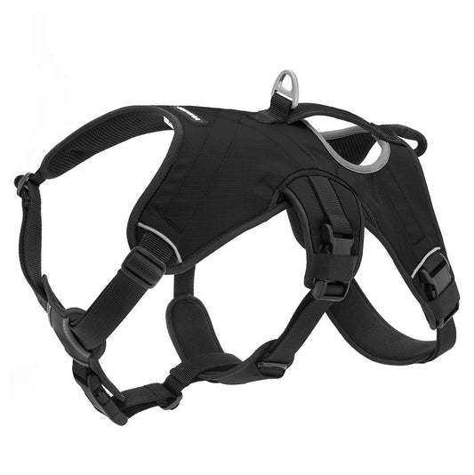 Hank Padded & Breathable Control Dog Walking Harness | Black