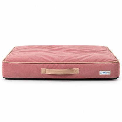 HANK CloudRest Premium Mattress Dog Bed | Anti Skid & Machine Washable (Pink)