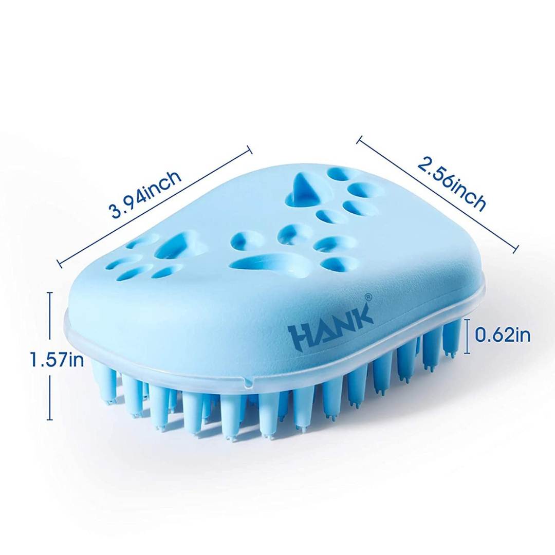 HANK 3 in 1 Pet Bath Brush - Bathing, Massage & Grooming in One