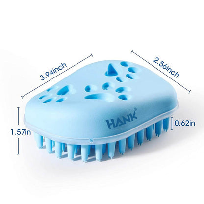 HANK 3 in 1 Pet Bath Brush - Bathing, Massage & Grooming in One