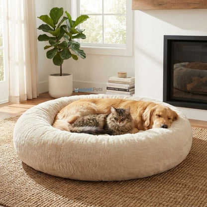Paw Cloud Pet Bed | Ultra Soft Cloud Dog & Cat Bed | Anti Skid