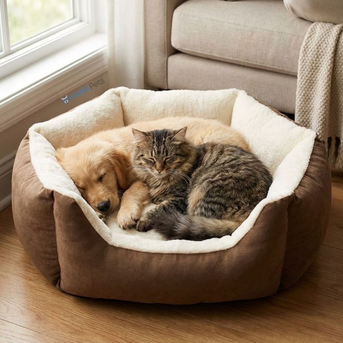 Paw Luxe Pet Bed | Soft, Cozy & Washable Dog and Cat Bed