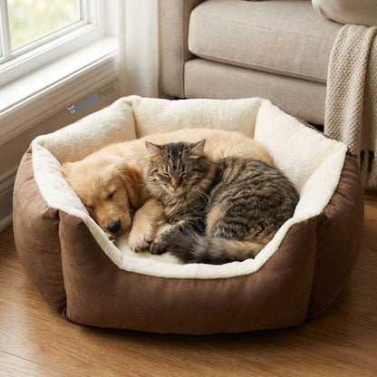 Paw Luxe Pet Bed | Soft, Cozy & Washable Dog and Cat Bed
