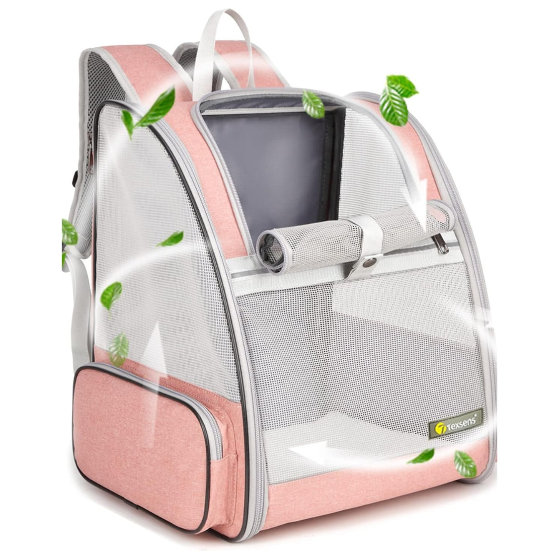 Traveler Bubble Backpack Pet Carriers for Cats and Dogs (pink)