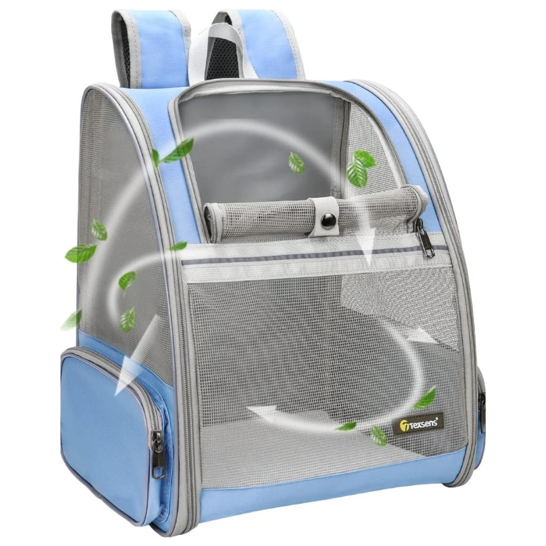 Traveler Bubble Backpack Pet Carriers for Cats and Dogs (Blue)