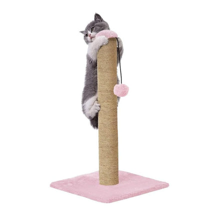 Cat Scratching Post Tree with Dangling Ball (16x16x16 in)