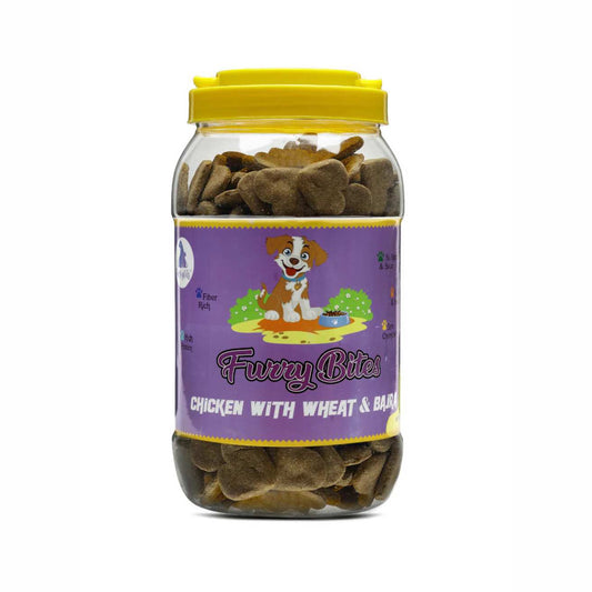 Chicken with Wheat & Bajra Dog Treats | Nutritious Whole Grain Snacks