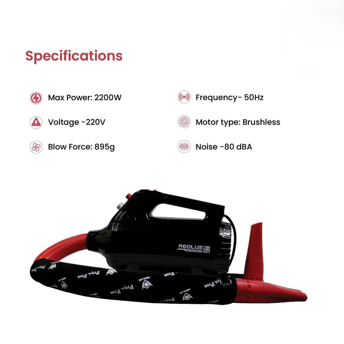 Nova Pet Dryer Brushless | Professional Grooming Blower Machine
