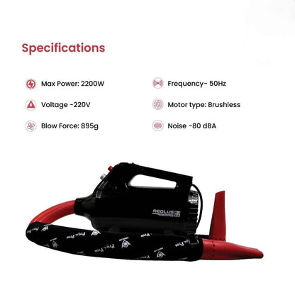 Nova Pet Dryer Brushless | Professional Grooming Blower Machine