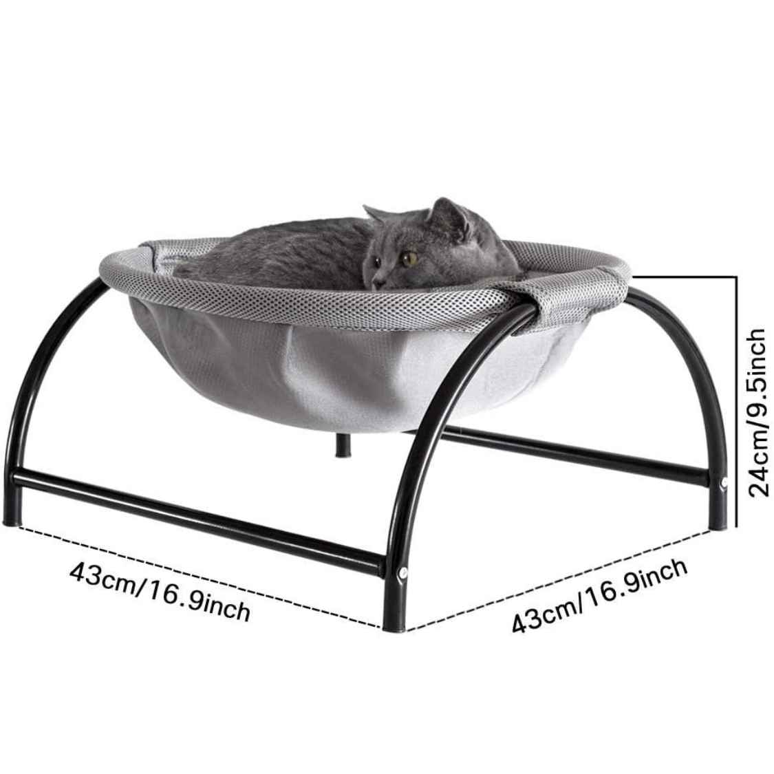 Elevated Cat Hammock Bed | Breathable & Washable