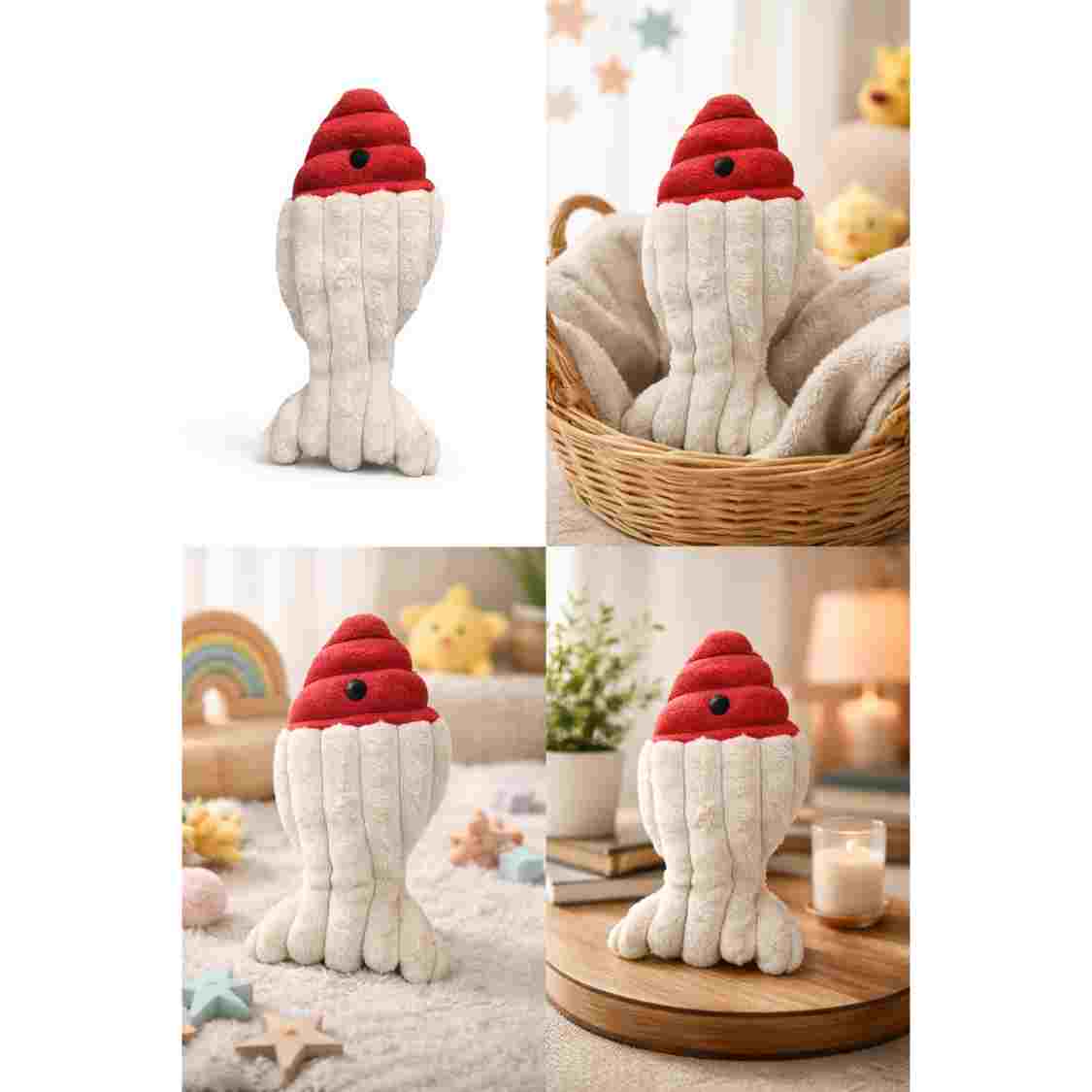 Fish Plush Soft Toy | Cute Squeaky Chew Toy For Dogs & Cats