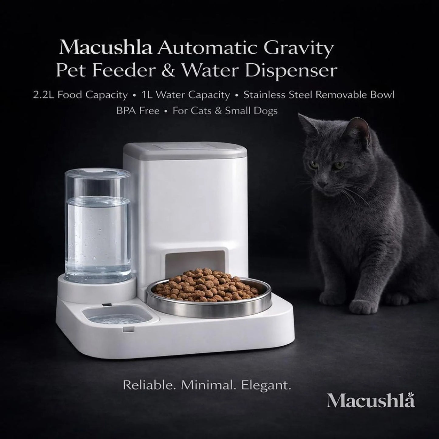 Large Capacity Pet Food Dispenser