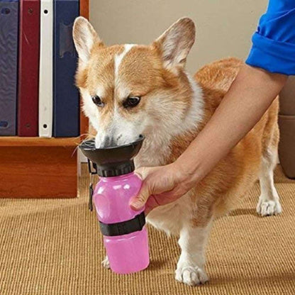 Plastic Puppies Dog Water Bottle | Leak Proof Portable Feeder