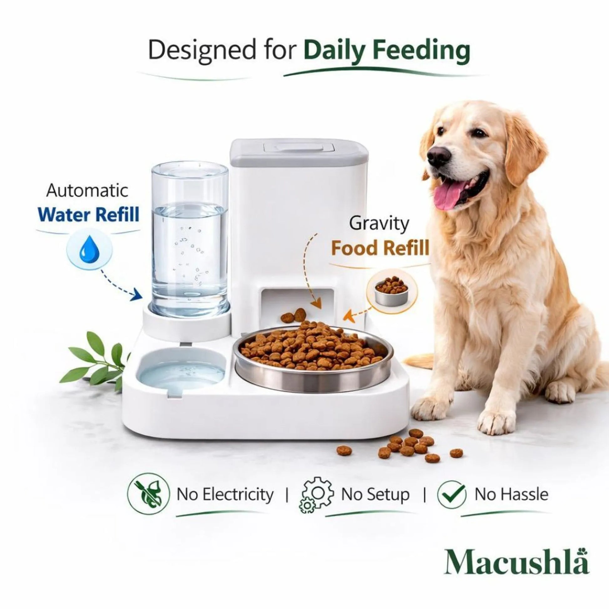 Leak Resistant Pet Feeder Design
