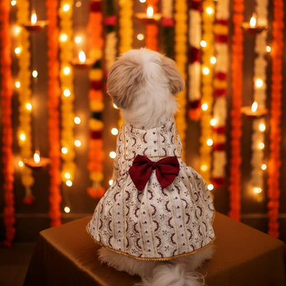 Ruby Starlight Lehenga for Dogs | Designer Festive Pet Wear