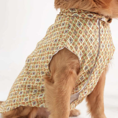 Heritage Print Ethnic Dog Kurta| Lightweight Festive & Party Wear