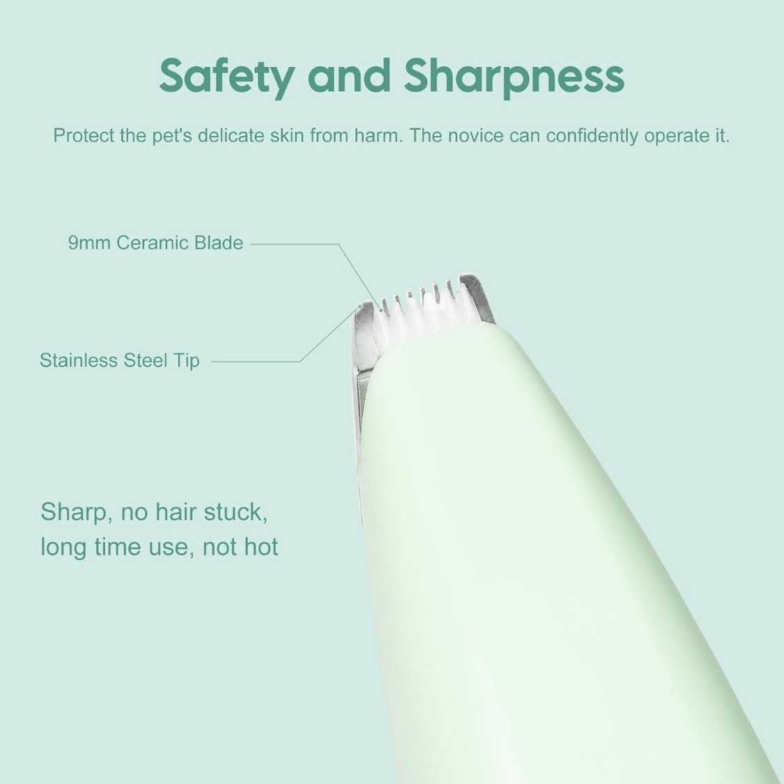 Pet Mini Paw Trimmer | Rechargeable Low Noise Grooming For Dogs & Cats