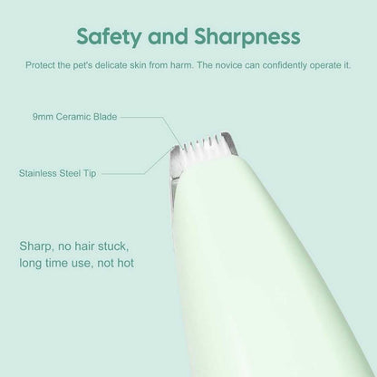 Pet Mini Paw Trimmer | Rechargeable Low Noise Grooming For Dogs & Cats