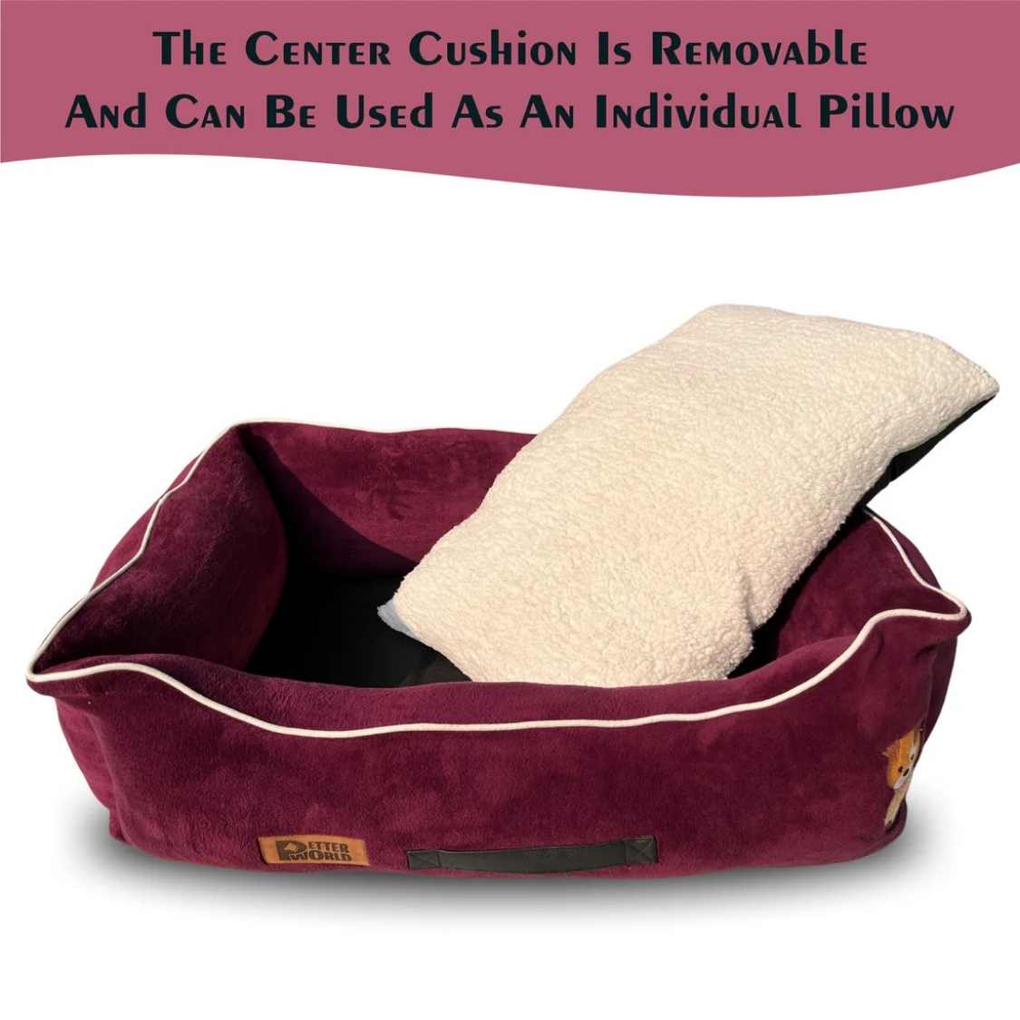 Cozy Pet Lounger Bed | Soft Fabric & Long Lasting Comfort