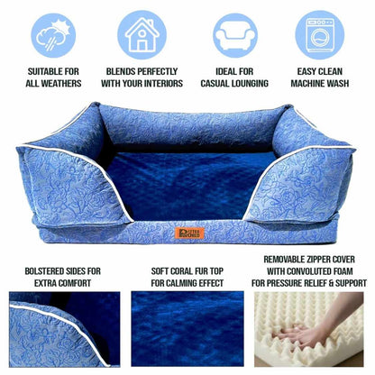 Premium Orthopedic Pet Bed Sofa | Anti Slip & Washable