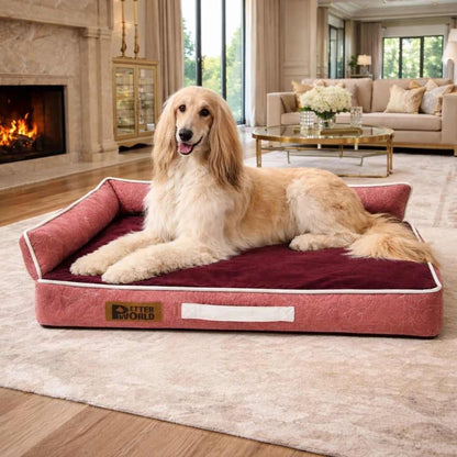 Orthopedic Memory Foam Dog Bed Sofa | Washable Cover