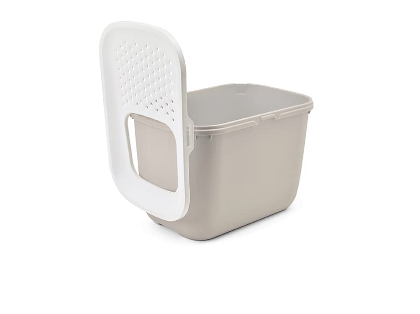 Hop in Modern Cat Litter Tray, Mocca (58.5x39x39.5cm)