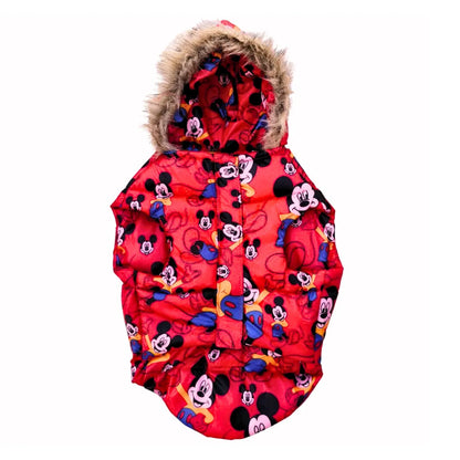 Warm & Lightweight Mickey Mouse Dog Winter Coat