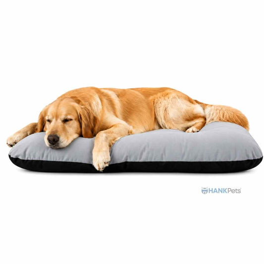 Reversible Pet Bed Washable Velvet Bed With Soft Mattress For Dogs & Cats (Grey)